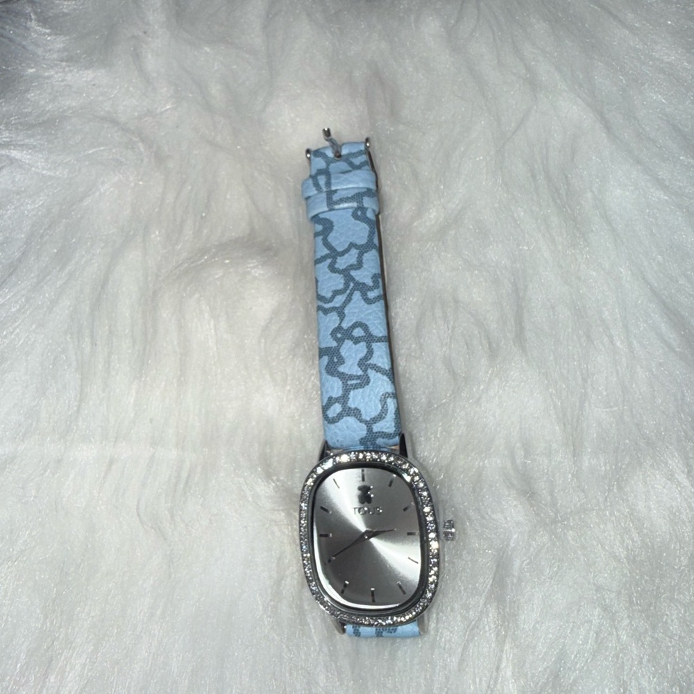 Elegant Blue Patterned Women's Watch